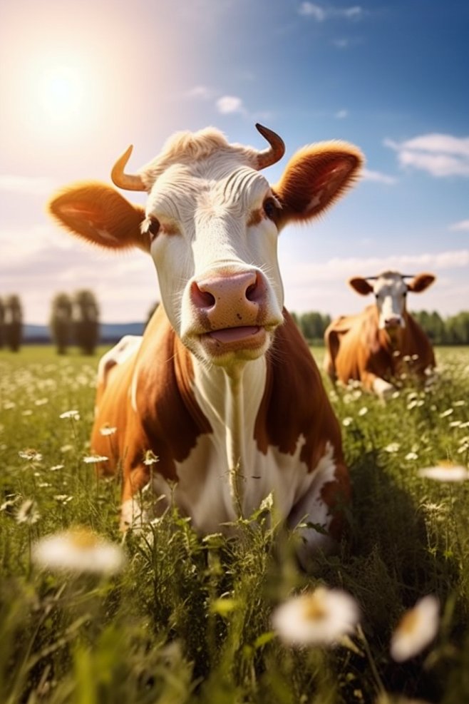 bradb_pulse_63c's tweet photo. [Zhan Yiping the calf runs freely in the grassland, enjoying the warm sunshine gently.]， https://t.co/EuYKPOYfmz