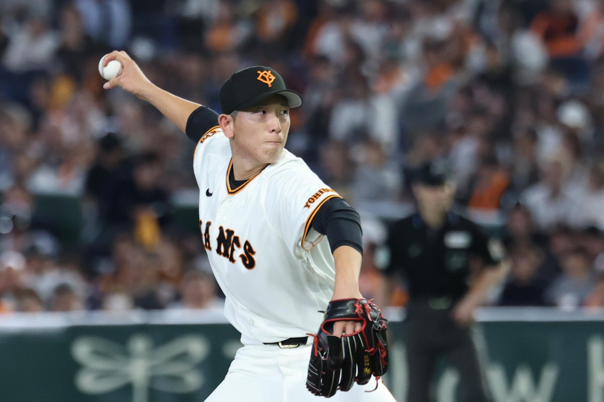 TokyoGiants's tweet photo. ／
#JERAセ・リーグ 速報⚾
＼

本日の #月間JERAセ・リーグAWARD ノミネート選手はこちら✋

8回2/3を投げ1失点で勝利投手となった #戸郷翔征 投手✨ 
https://t.co/pFrNLWJsGt

協賛特設ページ
https://t.co/D2McqE38cm

#JERA #灯セ https://t.co/Wx13EzDEh0