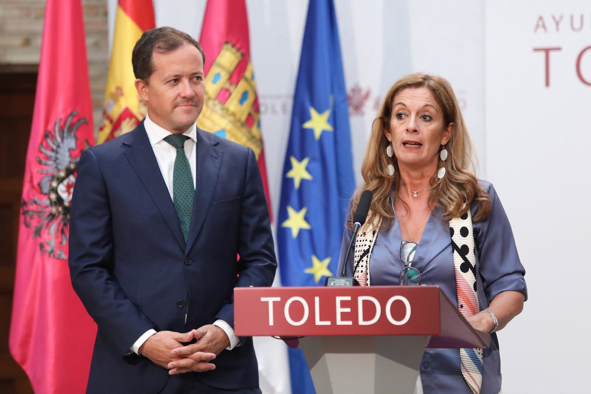 cvelazquezromo's tweet photo. 🏛️ #Toledo se convertirá el 7 y 8 de octubre en escenario de referencia nacional para debatir sobre transición energética en los cascos históricos en las jornadas «Patrimonio Histórico, Innovación y Transición Energética» del @grupocphe 

☀️En nuestra ciudad ya hemos impulsado proyectos pioneros como la comunidad energética del Casco Histórico que  ya beneficia a más de 170 vecinos, comercios y conventos, con una reducción del 40 % en su factura de la luz.