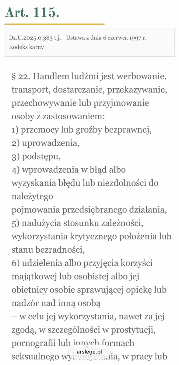 CryptoVsStones's tweet photo. @acosta_re_nata Takimi sprawami zajmuje się też Policja, bo mogą być kwalifikowane jako handel ludźmi: https://t.co/Oc4z0YfpXi