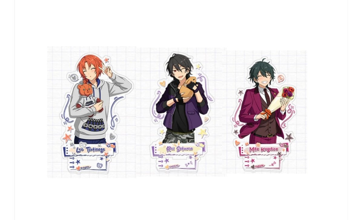 Ju_kitis's tweet photo. 【買取】
あんスタ 中国 星伴アクリルスタンド

譲▶かかった金額+送料
求▶星伴アクリルスタンド 
レオ 零 ＞みか

※PayPayにてお支払い 
※まとめてですと助かります🙇🏻‍♀️

お気軽にお声掛けください！ https://t.co/HWfGUYfxEL