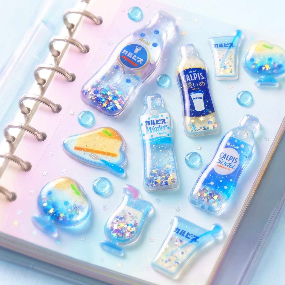 calpis_mizutama's tweet photo. でおくれましたが…
この「カルピス」のウォーターシールとシール交換するとしたらどんなシールをくれますか？？💙 https://t.co/bLJq3OBLjN