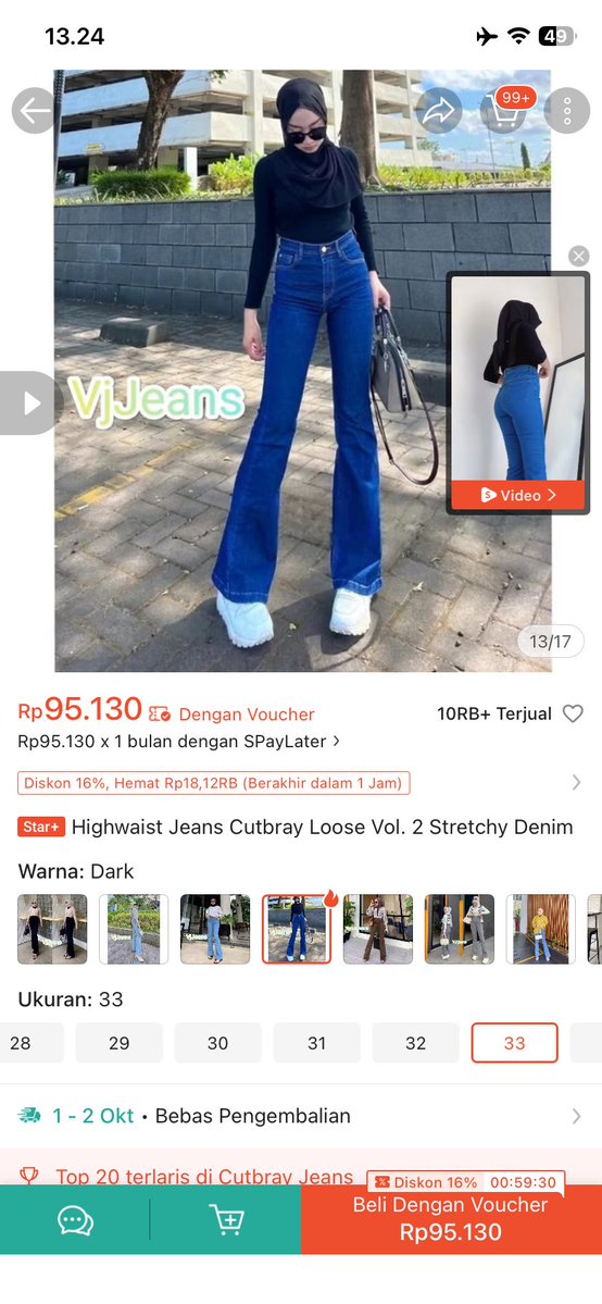 Rimasepttti's tweet photo. Ada yg mau pl celana cb jeansku gini ga? Baru dipake sekali aja. Aku jual 55 k ajaaa. Minat dm yaaaa.. size 33 https://t.co/XgZFZyMFVp