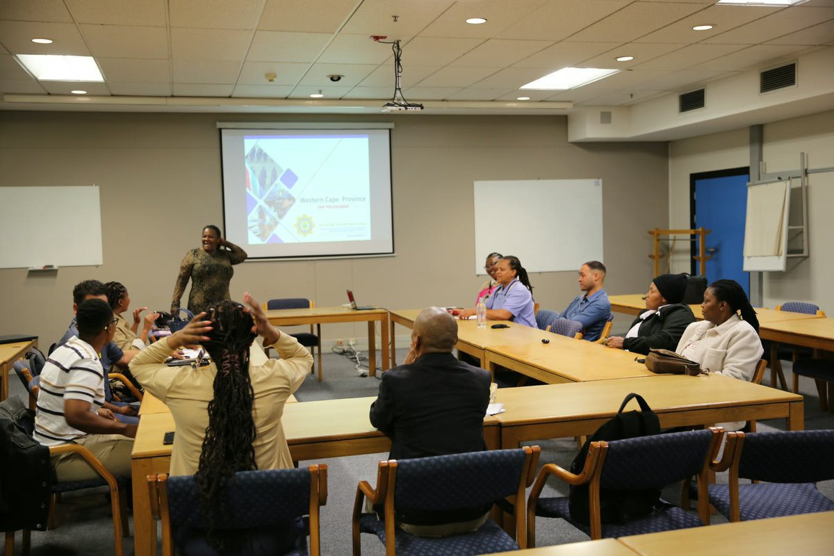 SAPoliceService's tweet photo. #sapsWC [LGBTIQ+ DEVELOPMENTAL SESSION AT SANLAM BUILDING] An LGBTIQ+ developmental session was held at the Sanlam Building, on Tuesday, 29/09, aimed at promoting awareness, understanding and respect for diversity within the #SAPS workplace.

The session was officially opened by Lt Col Du Plessis. Members participated in an ice-breaker activity where they shared positive aspects about themselves, creating a relaxed and engaging environment.

It was highlighted that SAPS acknowledges the importance of LGBTIQ+ awareness and inclusion within the organisation. #EmployeeHealthAndWellness (EHW) facilitated discussions on LGBTIQ+ matters and challenges that may be experienced by employees within the SAPS workplace.

Group sessions were conducted, including team-building exercises, where members discussed possible changes and improvements that could be implemented within SAPS to promote a more inclusive working environment.

The session emphasised that respect for diversity is essential in maintaining a professional policing environment. Discussions also focused on planning future awareness programmes to strengthen understanding, support and inclusivity among SAPS members.

The session provided members with an opportunity to engage openly, share experiences and identify practical ways of promoting a respectful and supportive workplace. ME