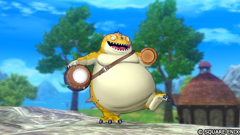 DQ_X's tweet photo. 【8.1】新たなモンスターに、『ドラゴンクエストVIII　空と海と大地と呪われし姫君』で初登場した「デンデン竜」などが登場！
#DQ10 #DQXTV https://t.co/0dH3yyeaIF