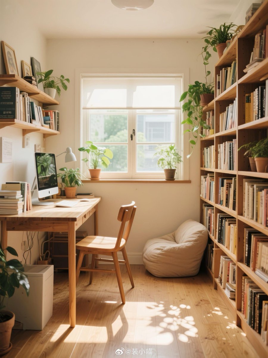 MarthaE45023231's tweet photo. A sudden, quiet corner hides a tempting study nook that’s perfect for focusing. https://t.co/aOlIb3tRS5