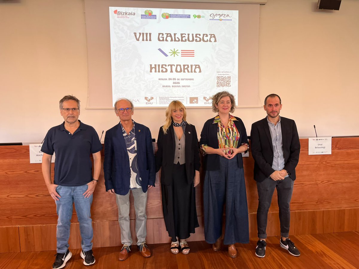 itunaconcierto's tweet photo. 🗣️💡 La semana pasada tuvimos el placer de acoger, junto al Instituto Gogora, el VIII Congreso Galeusca Historia.
Eskerrik asko VIII. Galeusca Historia Kongresuan parte hartu eta gurekin izan zineten guztioi!
#GaleuscaHistoria #EHU #Ituna #Gogora https://t.co/1cDWX3nDo5