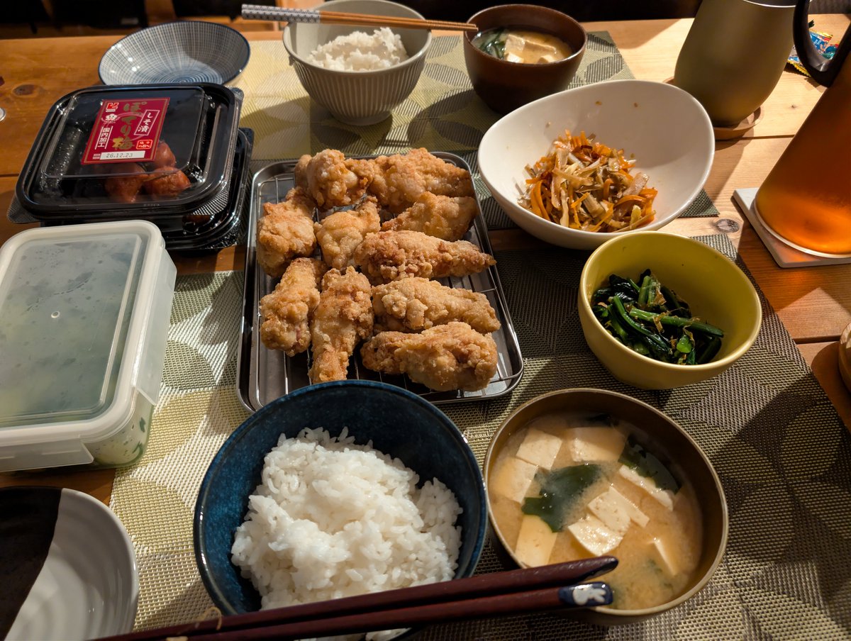 jackar123's tweet photo. 夕食 https://t.co/nY9cu3Z7H4