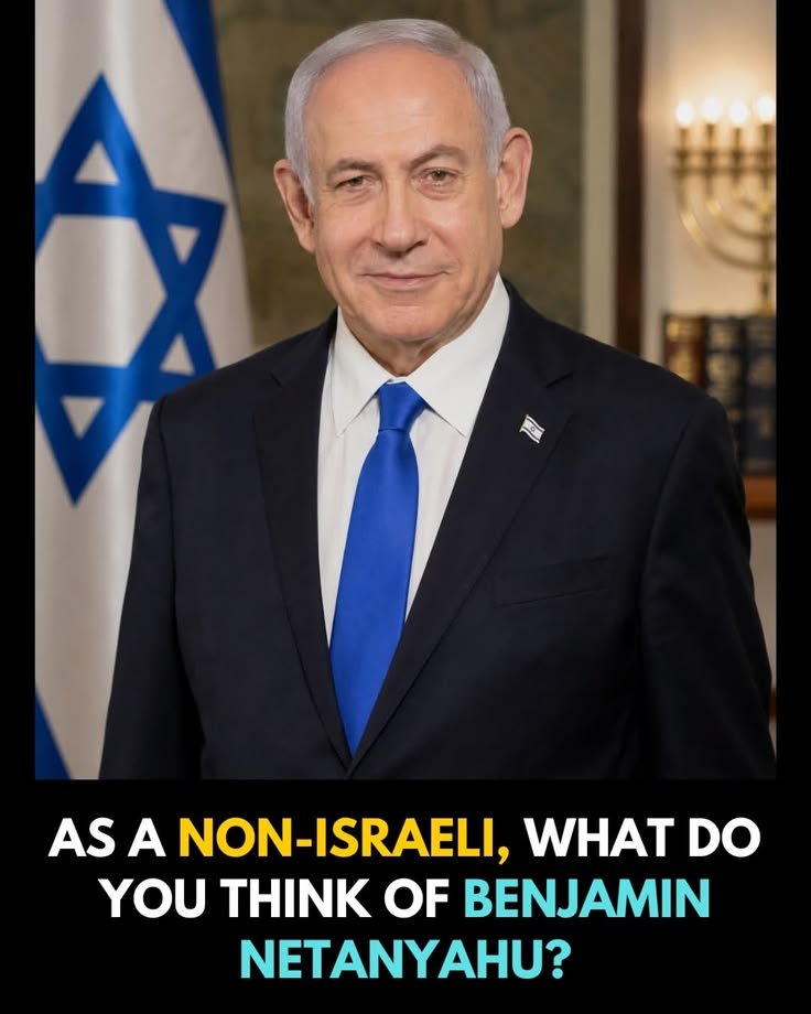 Erin_Vibes's tweet photo. What do you think of Benjamin Netanyahu? 🇮🇱

ONE word to describe https://t.co/jx88PCAOze