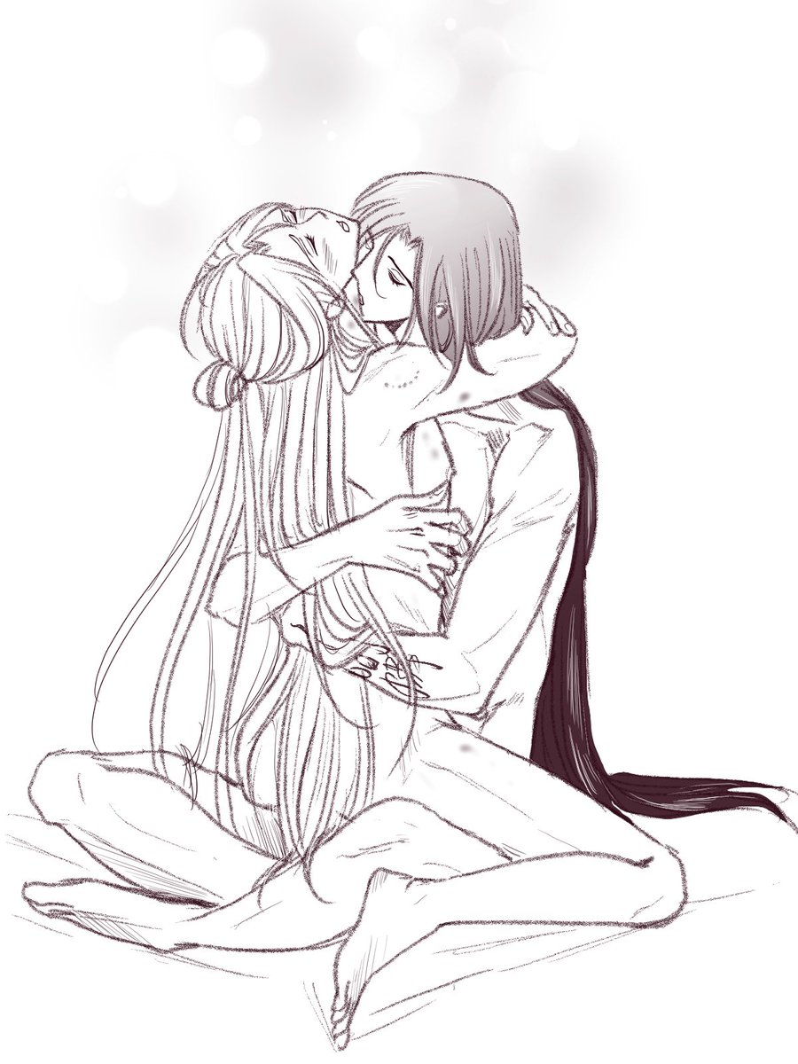 tuzumiya's tweet photo. イライラもムラムラもしてないが描いた花怜 https://t.co/1EE7jStU3V