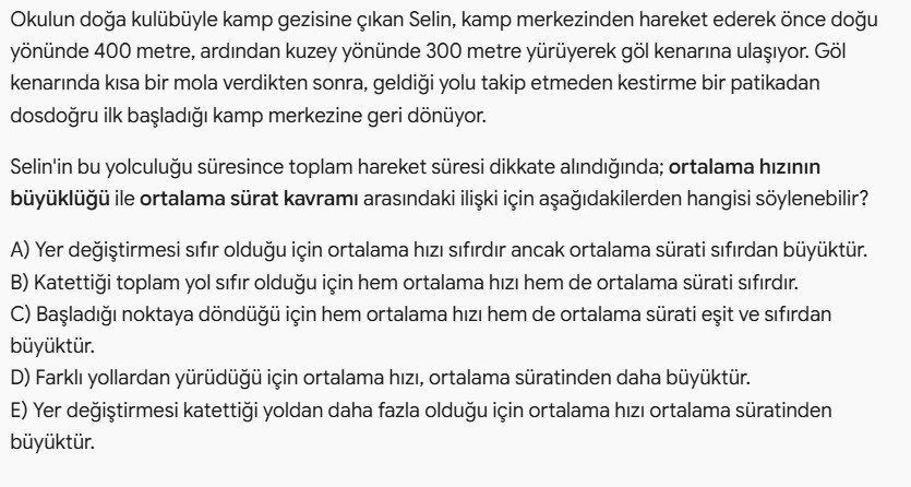 ArTevFizik's tweet photo. ArTev Fizikte dün işlediğimiz Hız ve Sürat arasındaki fark konusuna dair soru çözümümüz. https://t.co/WpEbcFnA0N