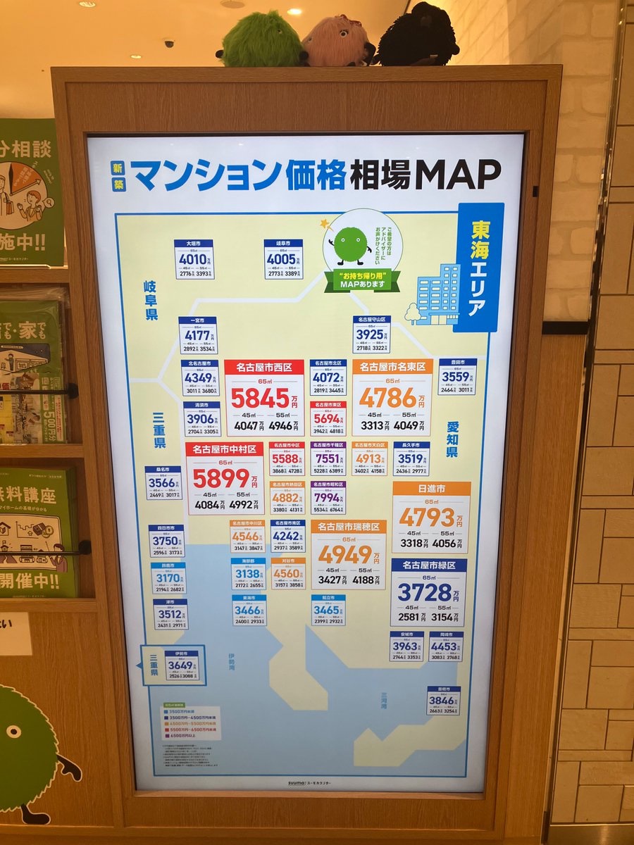 NAGOYA_iJU's tweet photo. 名古屋、家がやっすい

新築マンションが3000〜7000万円代なのコスパすごすぎる　東京の半額以下 https://t.co/OQConJdpiD