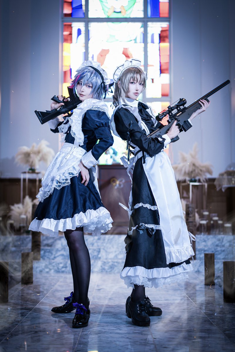 magutaros1's tweet photo. cos  🥂✨️ 🔫 ﾒｲﾄﾞ

「 お掃除、得意なんです❣️ 」

photo* @hiyuphoto1020 #hiyuphoto https://t.co/jpNfqDzRbu