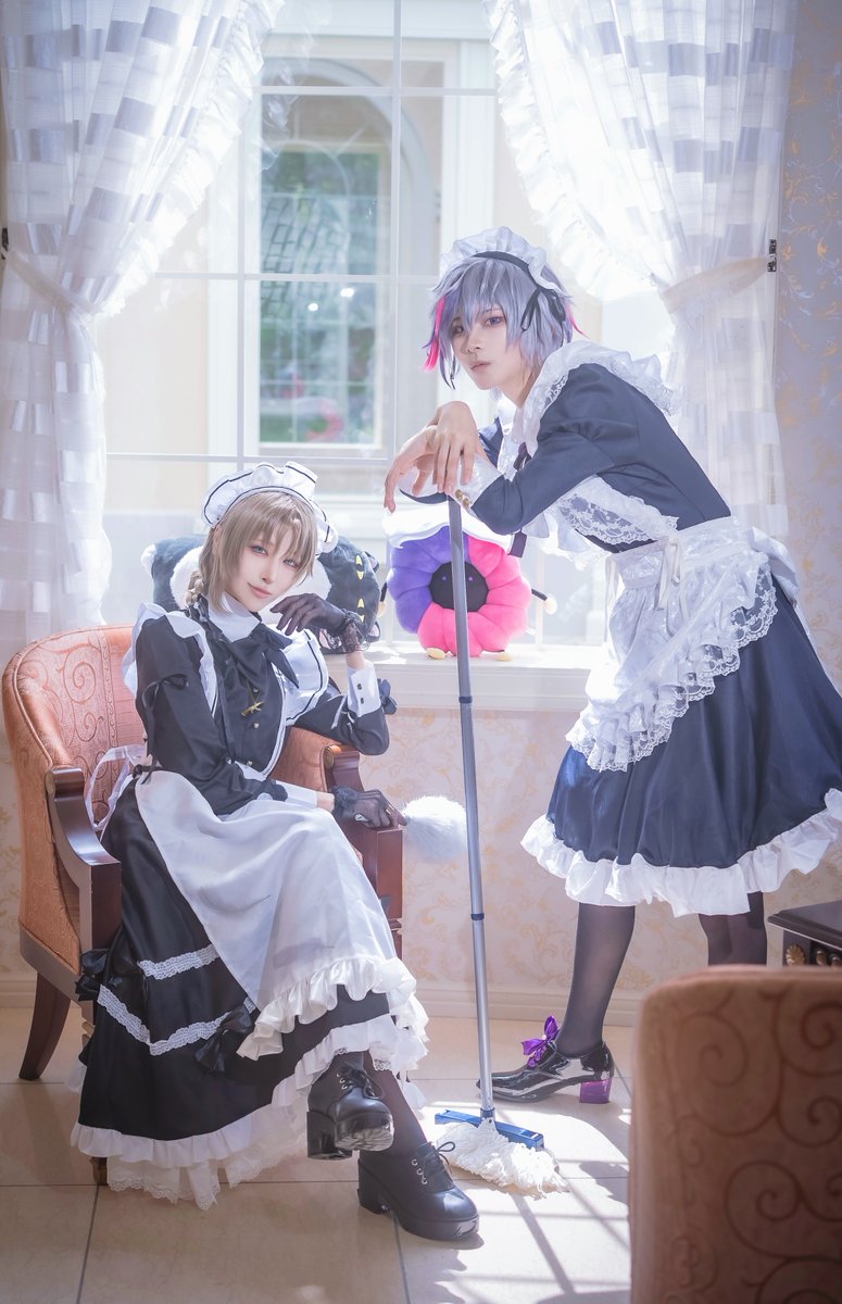 magutaros1's tweet photo. cos  🥂✨️ 🔫 ﾒｲﾄﾞ

「 お掃除、得意なんです❣️ 」

photo* @hiyuphoto1020 #hiyuphoto https://t.co/jpNfqDzRbu