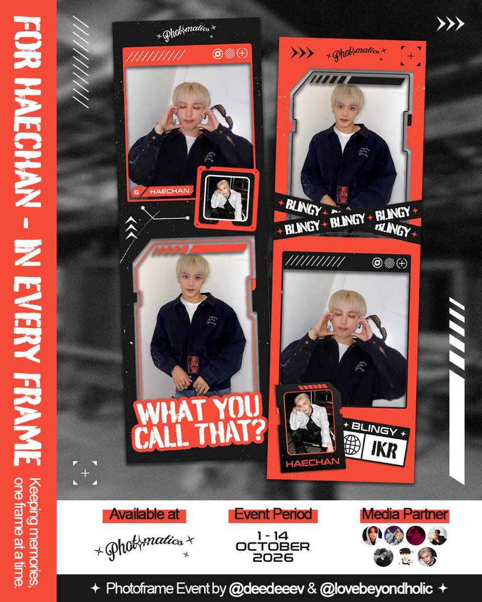dearchaniee's tweet photo. 𝐅𝐎𝐑 𝐇𝐀𝐄𝐂𝐇𝐀𝐍 — 𝐈𝐍 𝐄𝐕𝐄𝐑𝐘 𝐅𝐑𝐀𝐌𝐄
Keeping memories, one frame at a time ♡
photoframe by @deedeeev x @lovebeyondholic
📍 Photomatics
🗓️ 1-14 Oktober 2026
Come capture a moment with HAECHAN and make it a memory to keep. 🍀
#ForHAECHAN #InEveryFrame https://t.co/ZSQkhpTosA