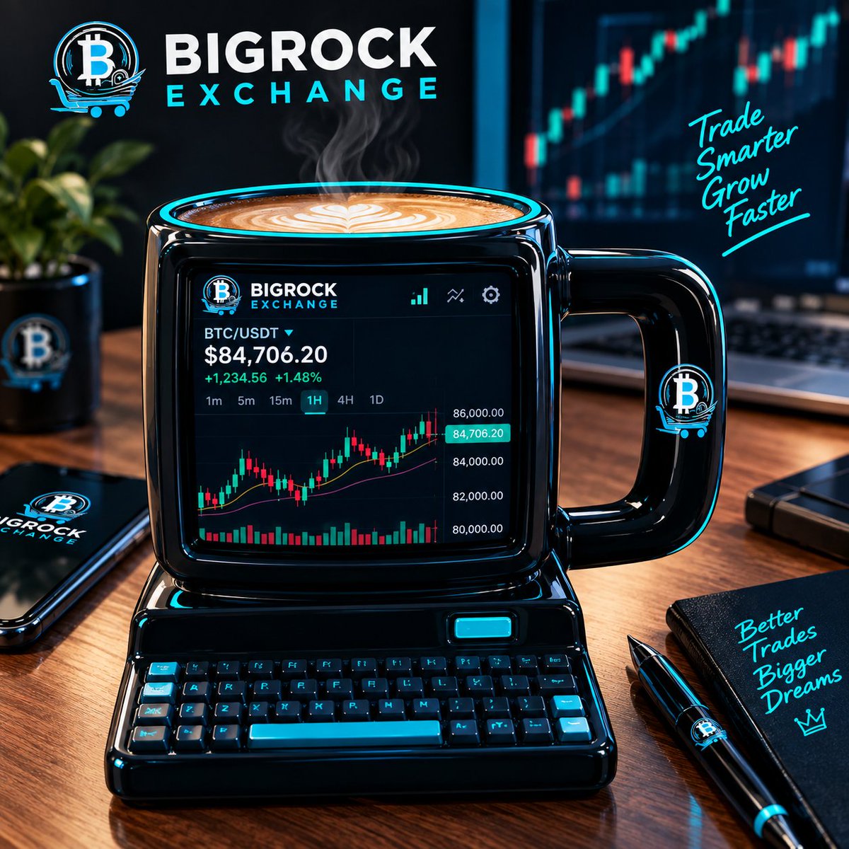 Amara9051's tweet photo. Trade where trading looks easy
Trade where funds are secured
Trade at multi chain exchange
Trade where team values users
Trade where you are rewarded for trading

There is only one place that offers all. Welcome to Bigrock.Just 1 day left in their trading competition
@Bigrock_EX https://t.co/cTkEwiAm3z