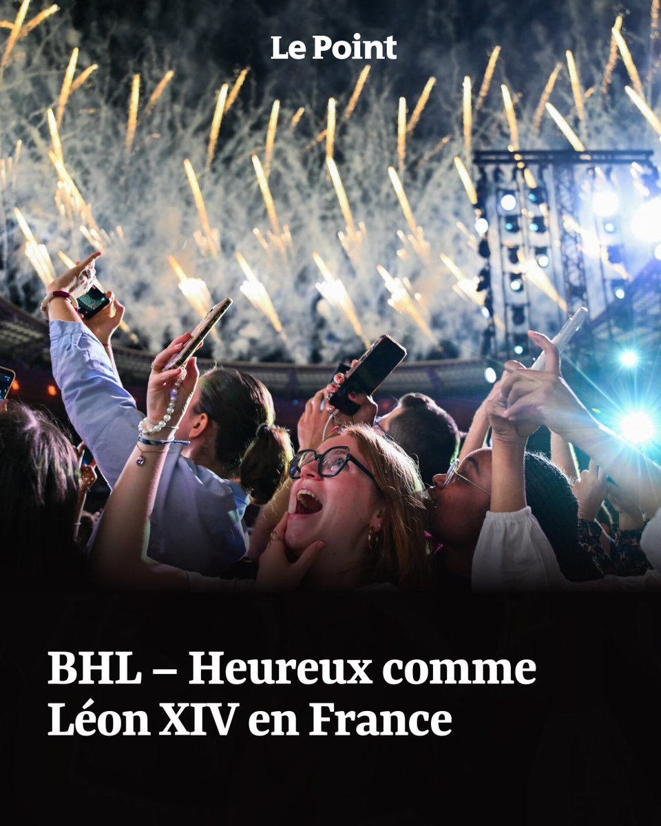 LePoint's tweet photo. Déjouant les pronostics, la visite du pape, venu délivrer son message d’espérance, a déclenché un véritable élan de ferveur collective dans notre pays.

🖋️ LA CHRONIQUE de @BHL ➡️ https://t.co/BASzzOsdRD https://t.co/ADsvNSyoyy