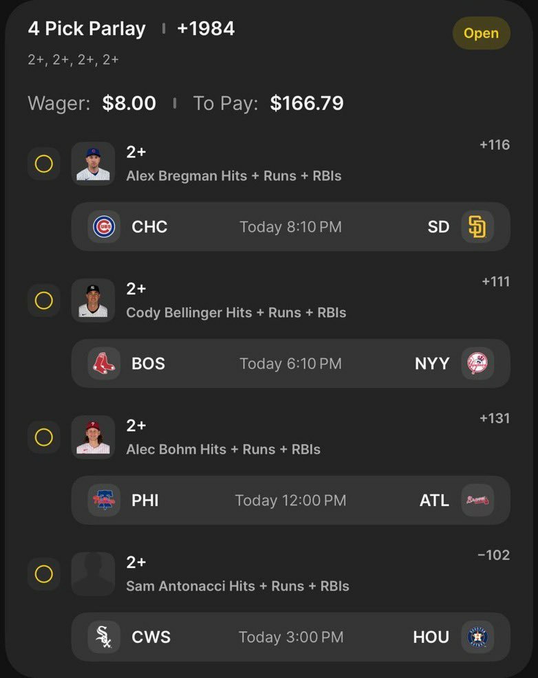 martymula1's tweet photo. +1984 MLB ⚾️

Who's active 👀 

🍀💯JOIN THE WINNING TEAM ON DISCORD 

https://t.co/kohPyf4tlY

#NBA 🏀 | #WNBA | #CBB 🏀 |  #PrizePicks 🔐 | #PROPS | #POTD 📋 | #Picks | #MLB ⚾ | #Gambling𝕏 | #Parlay @Playbook
#Sportsbetting #NFL   
#DraftKings #Fanduel https://t.co/6HgtSbzYa4