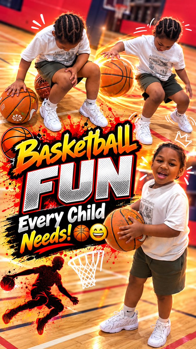 RyanKingBennett's tweet photo. Basketball Fun Every Kid Needs! 🏀😄 | Fun Youth Basketball Workout https://t.co/pDGaT3TYk8