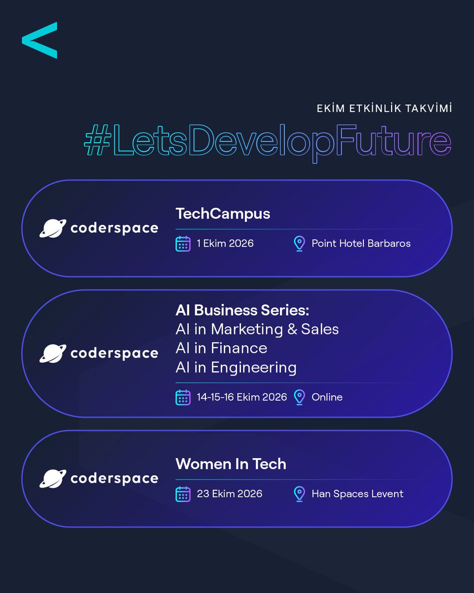 Softtechas's tweet photo. Etkinliklere Kaldığımız Yerden Devam! 🚀🎓

Kampüs ve kariyer etkinliklerinde öğrencilerle buluşuyor; teknoloji dünyasının nabzını birlikte tutuyoruz. Softtech’i yakından tanıyabileceğin, kariyer yolculuğuna ilham katabileceğin, yeni deneyimler kazanıp network’ünü geliştirebileceğin buluşmalarda seni de aramızda görmek için sabırsızlanıyoruz. 🩵

Ekim ayında nerelerde buluşuyoruz? Keşfet! 👉

#SofttechKampüste #LetsDevelopFuture