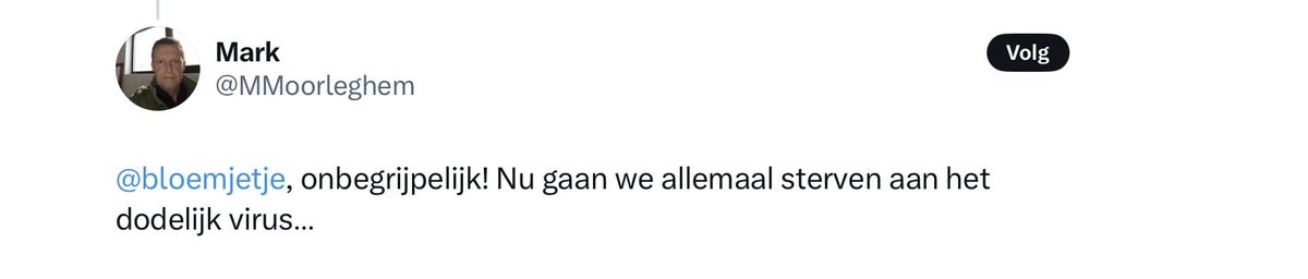 bloemjetje's tweet photo. @MMoorleghem @BetterS460 @SteigstraHerman @volkskrant Je bent echt te #domomtepoepen Mark. Kan je nou zelf niet nadenken? #FVDer Btw: jouw complotvriendje heeft mij geblokkeerd https://t.co/7K7E2hn0YG