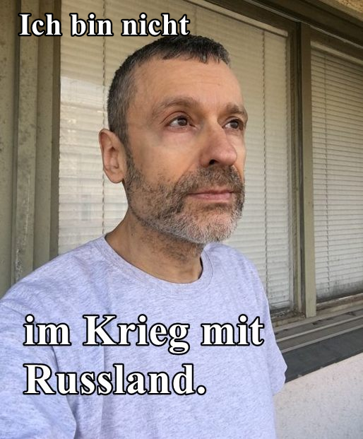 lars_jaeg's tweet photo. Ich falle auf Eure Hass-Propaganda und Eure Schmutzkampagnen gegen Russland nicht herein.

Die Russen sind meine Freunde. 🇷🇺🇷🇺🇷🇺🇷🇺

#IchverweigereEurenHass https://t.co/8Ol0FSBVDK
