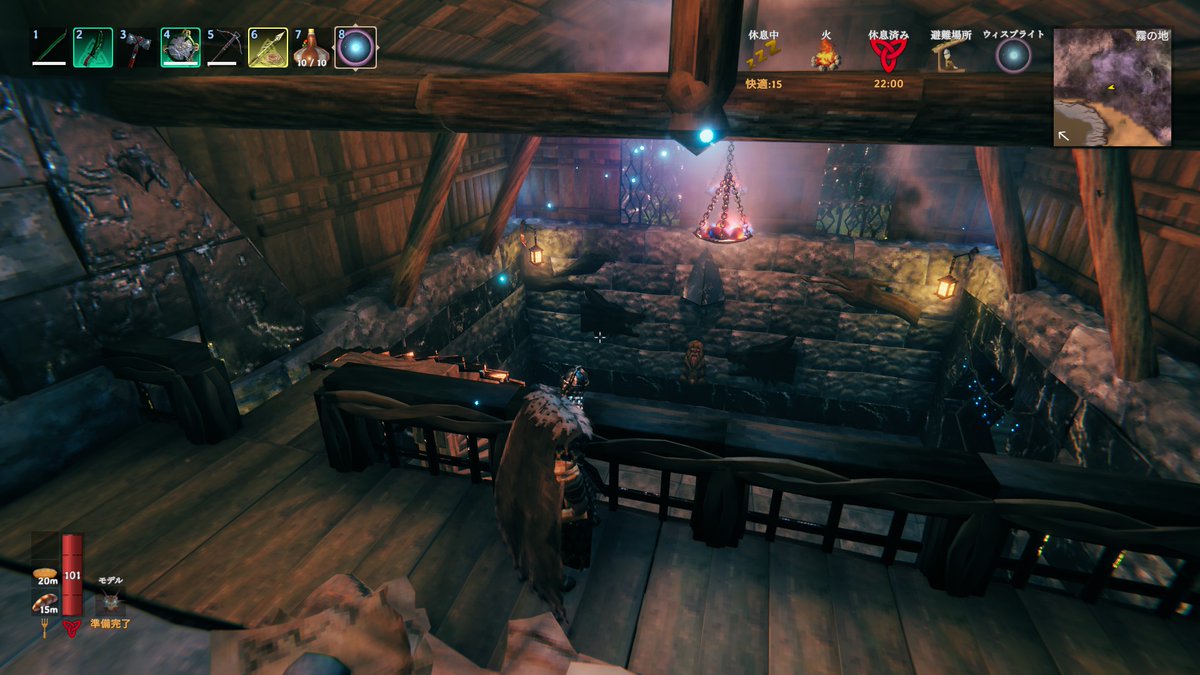 lxthere's tweet photo. #Valheim
今回の内装。
ベッドのカーテンとか小物に少し力を入れて。
工房まわりは材料集めて構築しよう。 https://t.co/x2nmpAOjPd