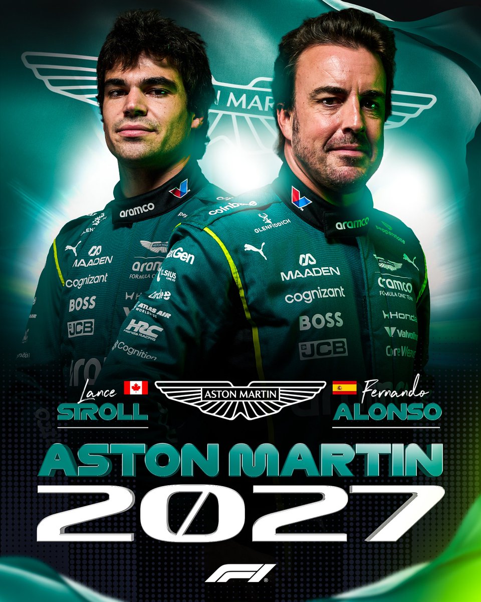 F1's tweet photo. Lance and Fernando entering their fifth year together 🤝

#F1 https://t.co/IP7mBF7wwV