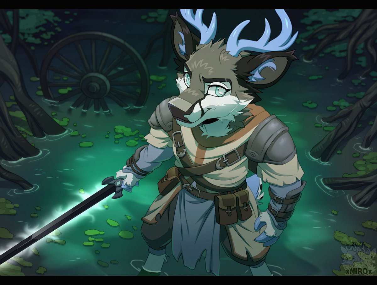 Ragnarosslyng's tweet photo. Another c0mm for DanteDeer of their gorgeous deer!!! #furry https://t.co/40NYAvk6ZH