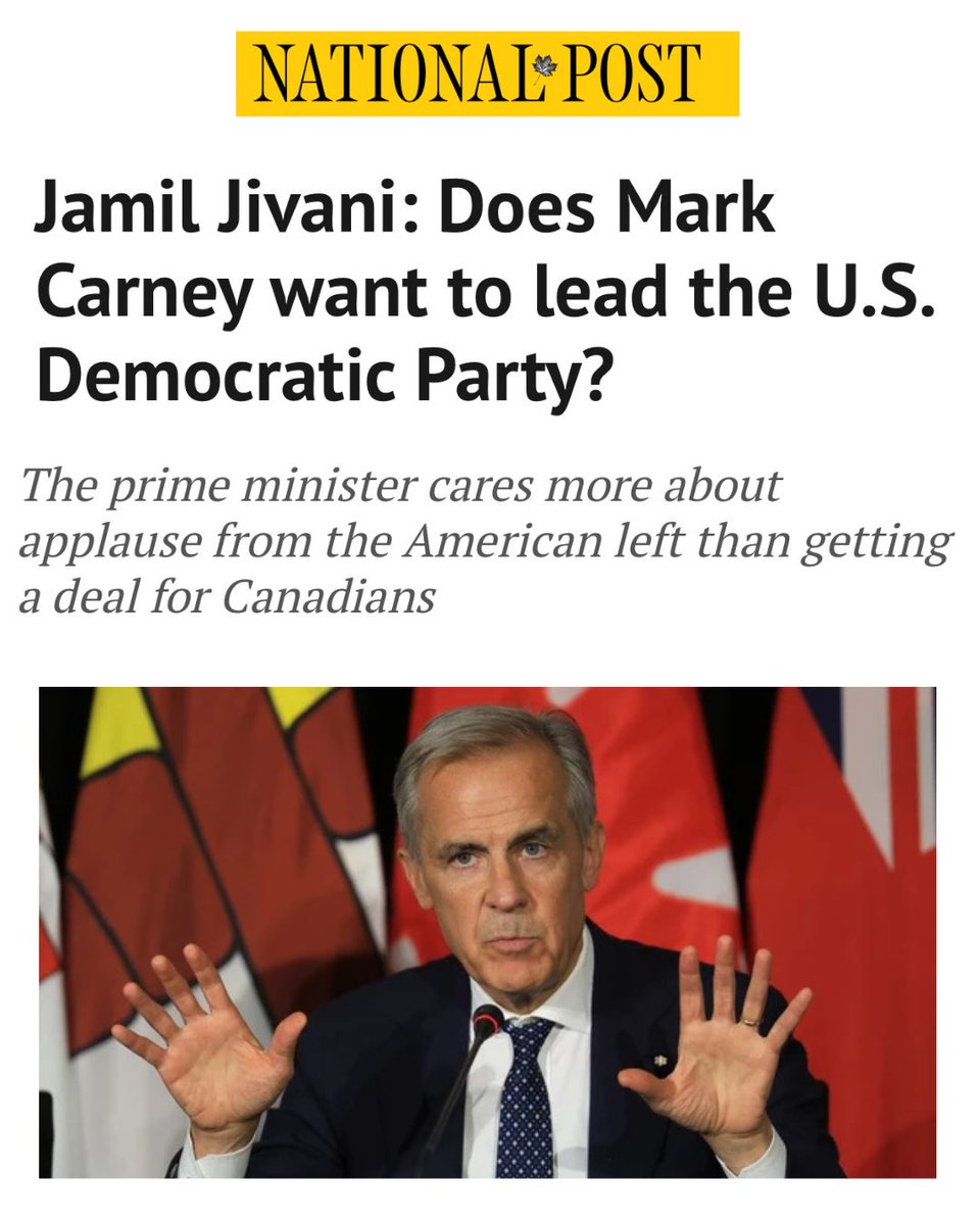 DeanAllisonMP's tweet photo. Carney sure seems to love to be in front of leftist US media https://t.co/uqcVUsfPXG