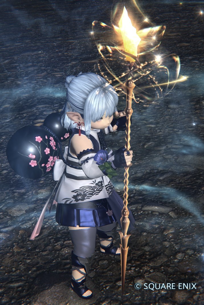 heyotsun's tweet photo. EWヒュダトス編武器完成しました！
後は断片でカスタム化と防具の為のヒュダトスクリスタル集めと断片です！ https://t.co/YEkLb4GLUr