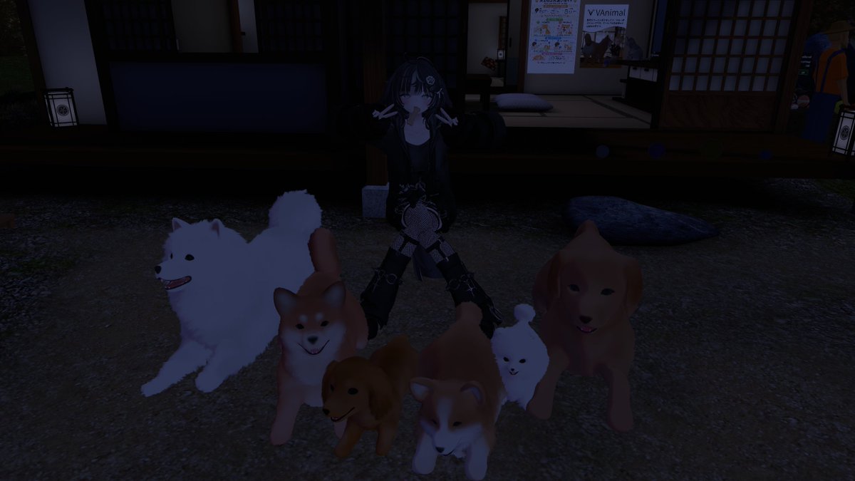 RedCap_VRC's tweet photo. Doggies #VRChat https://t.co/5xVILxXDmm