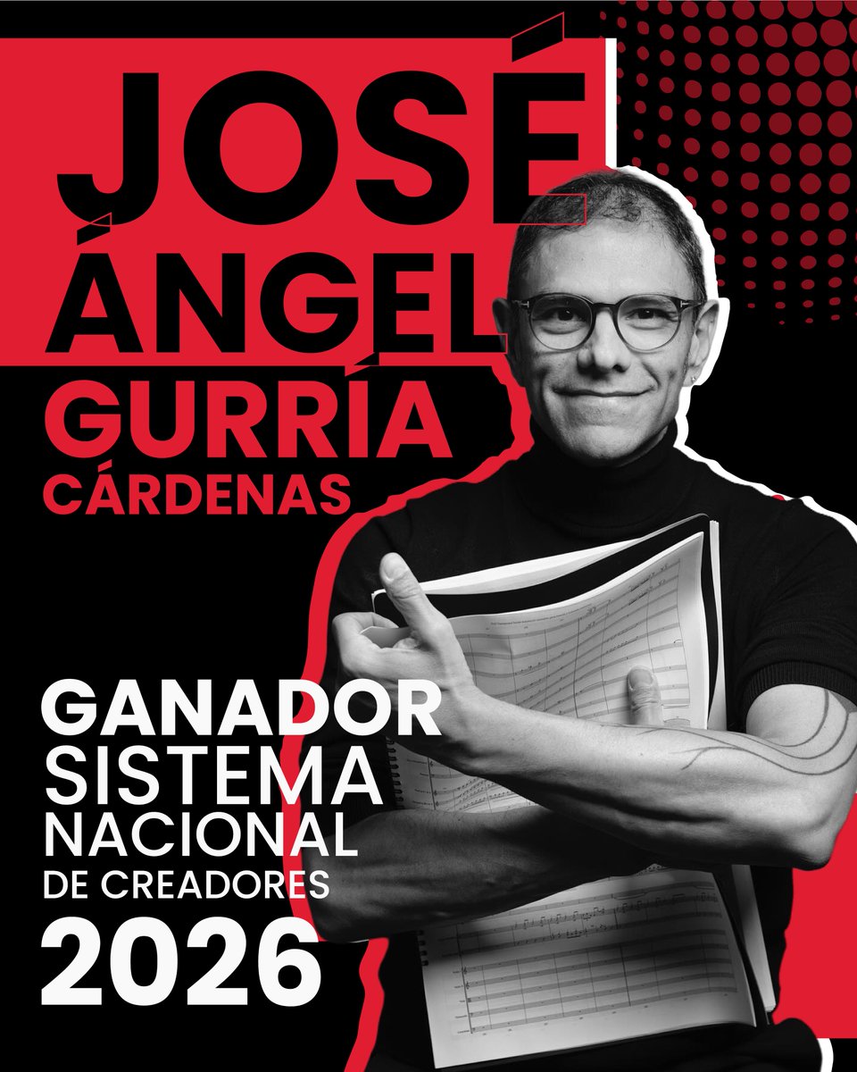 comunicacionUIA's tweet photo. Felicitamos a nuestro profesor José Ángel Gurría Cárdenas por haber ganado la Convocatoria del Sistema Nacional de Creadores de Arte 2026 en la categoría de Composición Musical.

Fotografía por Jesús Cornejo de Estudio Tragaluz
#IBERO #IBEROCOM2026 #JoseGurriaCardenas #Cultura https://t.co/ey6ojugxjA