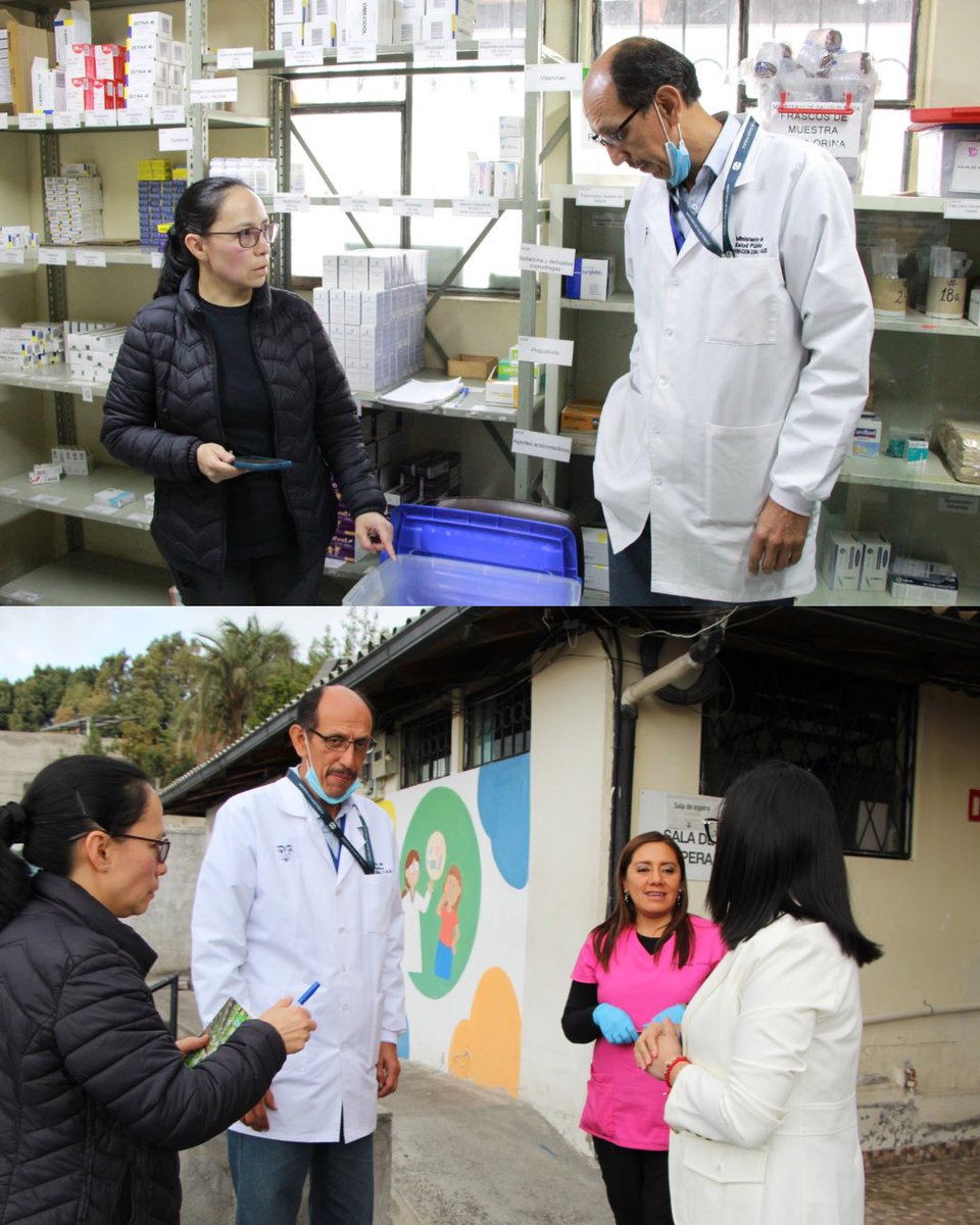 Salud_Ec's tweet photo. Estamos donde la gente nos necesita, en territorio.🔍

#Quito | La viceministra de Gobernanza de la Salud, Dra. Wendy Gavica, supervisó los Centros de Salud Tipo A Obrero Independiente y San José de Monjas.

Se dispuso:
• Elevar el abastecimiento de medicamentos y dispositivos médicos al menos al 60 % en ambos centros y el crecimiento progresivo.
• Organizar el archivo pasivo en Obrero Independiente.
• Dar mantenimiento a los sillones odontológicos en San José de Monjas.

En 21 días volveremos para verificar el cumplimiento.

#DepuraciónEnSalud #SupervisiónEnTerritorio #CumplimientoProgresivo