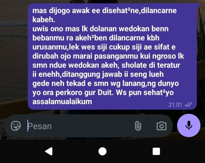 nycfllwers's tweet photo. Percayalah aku ngeneki wes nanggung karmane lan nanggung rasa tidak bertanggungjawab nya dia sebagai laki², dia pengecut yg meninggalkan wanitanya keadaan apa yg dia perbuat kpd wanitane, dia lari dr tanggungjawab https://t.co/KfeekI0IgA