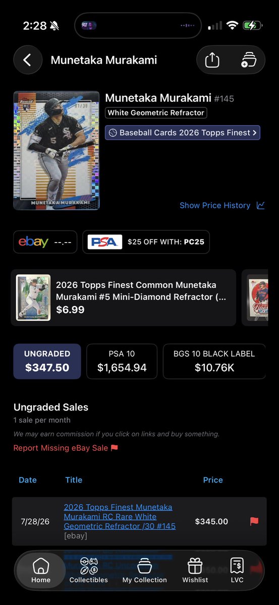 cardboardcollin's tweet photo. @DrewPnuts @whitesox Interested? $250 shipped. https://t.co/6w2eFsL9kx