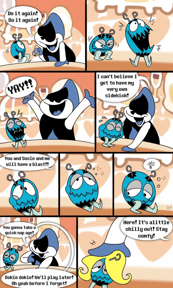 Dr_Angel_23's tweet photo. Page 15 [the sidekick]’s side[[schtick]] #deltarune #pipis #lancer https://t.co/9mhAZrNE7q