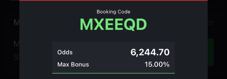 MosesIgho2's tweet photo. 4/4 FT X 🔞 ⚠️  PABFGT
4/4 FT X 🔞 ⚠️  U2PYL2
Combined 8/8 FT X 🔞 ⚠️  MXEEQD
First 4/4 FT X 🔞 ⚠️  HR8VD0
Second 4/4 FT X 🔞 ⚠️  UVEG70

Late goal, red card and penalty will be in our favor 🙌🙌

@_itsmaytips 🙌🙌🙌 https://t.co/HfFDiSqFWI
