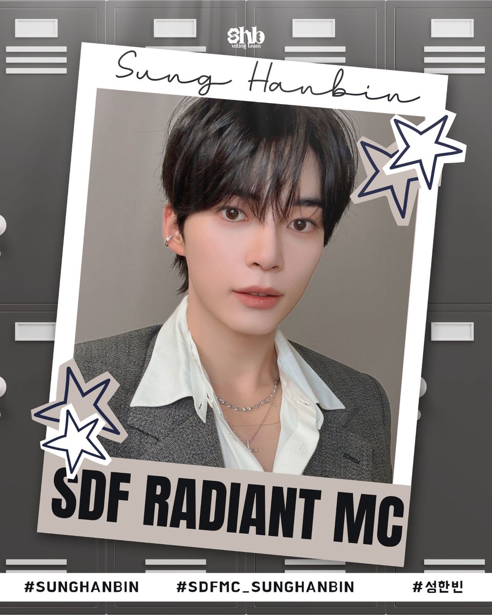SungHanbinVT's tweet photo. It's a day filled with Sung Hanbin as we are treated with another week of our prince as the MC of SDF! Sit down and get ready to be dazzled by the charms, visuals and excellent hosting of our MC! 

SHBVT 💙

SUNG HANBIN SDF RADIANT MC

#SDFMC_SUNGHANBIN
#SUNGHANBIN
 #성한빈 https://t.co/1ibSAzbhT8