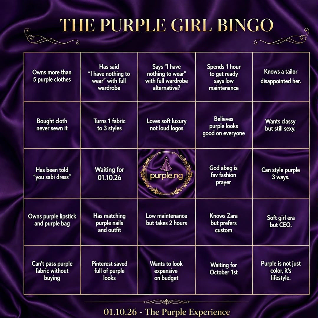 globalzainab's tweet photo. The Purple Bingo!!
#fashion #tailoredtofit #readytowear https://t.co/G6X03LGmTk
