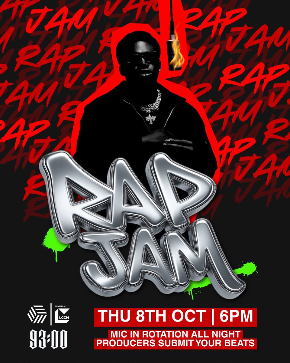 Reymetax's tweet photo. RAP JAM is back 8th October

I need your help getting the message out! ♻️ ❤️ 

Music Box, SE1, London 📍 

Hosted by 93:00

Calling all Rappers, Producers. Freestylers. Music Lovers. Same community. New Energy 

Beat makers: Submit your beats via link
https://t.co/8qB7zKDYQJ https://t.co/BCU80t8KPn