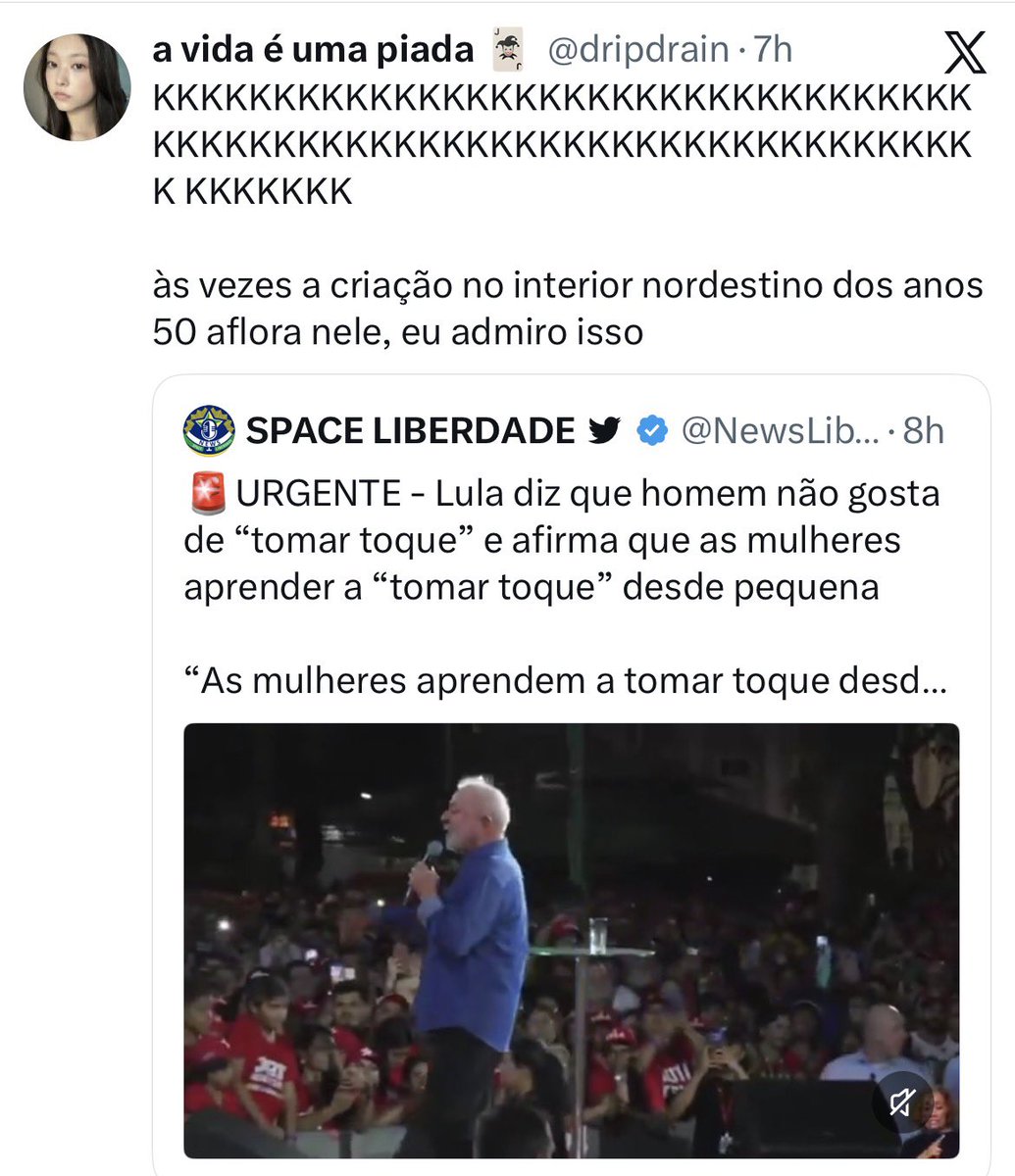 bellintanner's tweet photo. Ontem eu falei pra minha mulher:

"Tenho a impressão de que se Lula recitar uma receita de bolo de merda, os petistas vão aplaudir"

Hoje eu vejo isso na tl: https://t.co/wbDuz8yidP