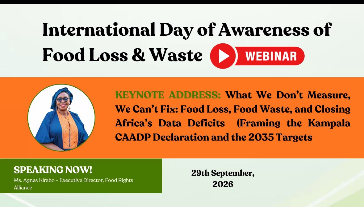 FRAUGANDA's tweet photo. 🔴 𝐖𝐞 𝐚𝐫𝐞 𝐋𝐈𝐕𝐄! Join us now as we explore turning the Kampala CAADP Declaration into action and tackling food loss and waste in Uganda and across Africa. 

Zoom: https://t.co/wHpqNU6aQC https://t.co/BIQMdV1Gmc