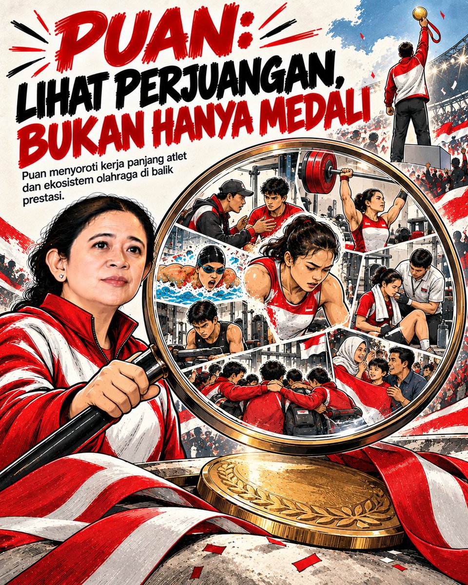 DwiAgustinana's tweet photo. Puan ajak masyarakat dukung perjuangan mereka untuk Indonesia, kontingen siap membawa harum nama bangsa dalam kompetisi olahraga tingkat Asia di Aichi-Nagoya. #puanku #puankoe #puanmhrn #puanmaharani https://t.co/oTY87mUjwa