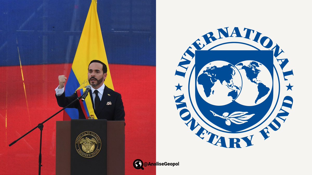 AnaliseGeopol's tweet photo. 🇨🇴 Colômbia negocia empréstimos com o FMI, seguindo a cartilha neoliberal sob a liderança de Abelardo de la Espriella, buscando ajuda financeira do órgão em troca de realizar reformas de corte de investimentos públicos, fim de direitos trabalhistas e privatizações. https://t.co/cejjhTjqru