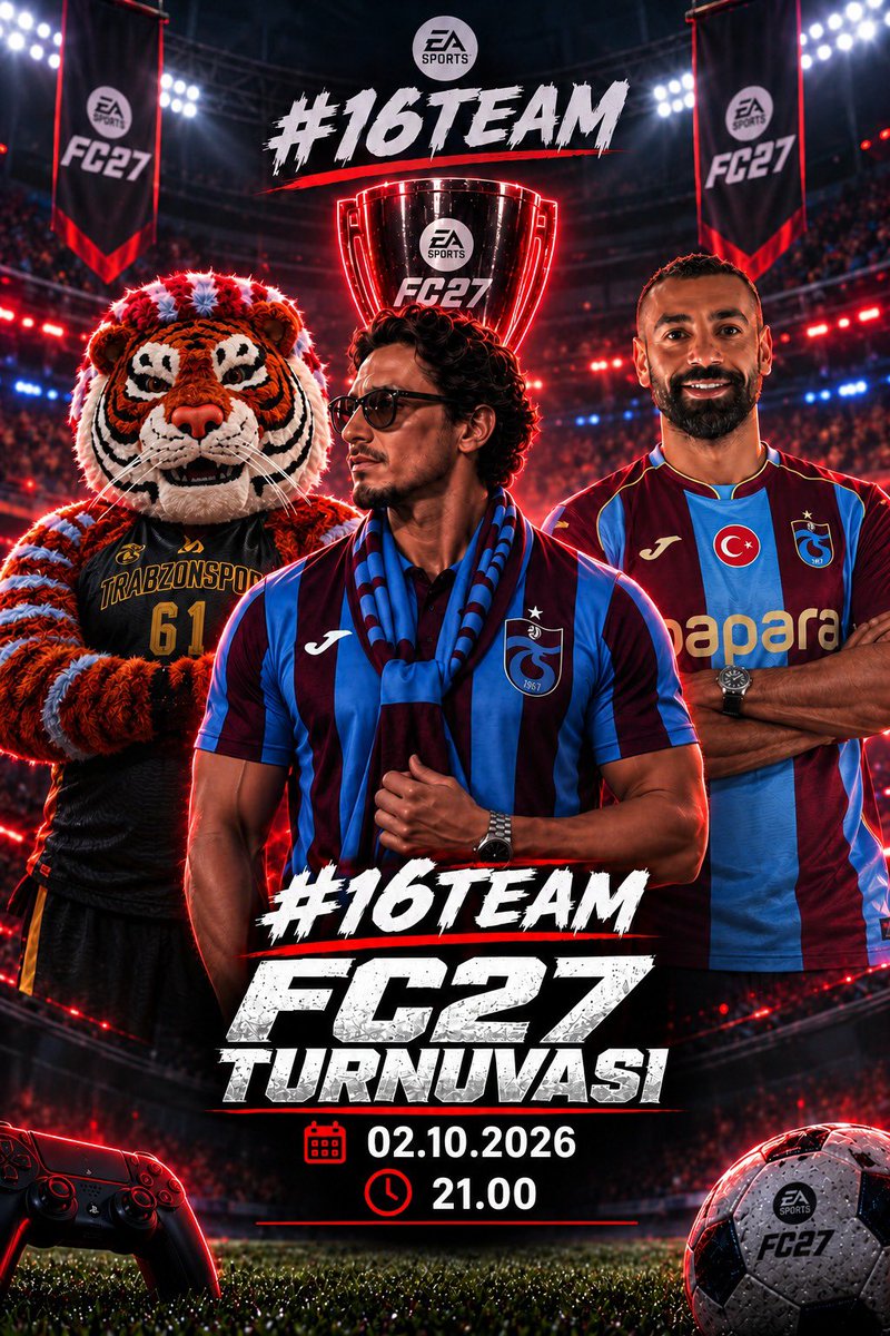 bahocskn's tweet photo. Selamlar herkese
EA FC 27 için ufak bir turnuva yapıyoruz, kapışmaya var mısınız? 
16 takım kapışacak, kurallar Ladder sistemi ile birebir olacak.Katılmak için gönderiyi RT'leyip aşağıya bir ment bırakmanız yeterli.
Saha sizin, yerinizi kapın! 🎮 https://t.co/qWFltTmXjx
