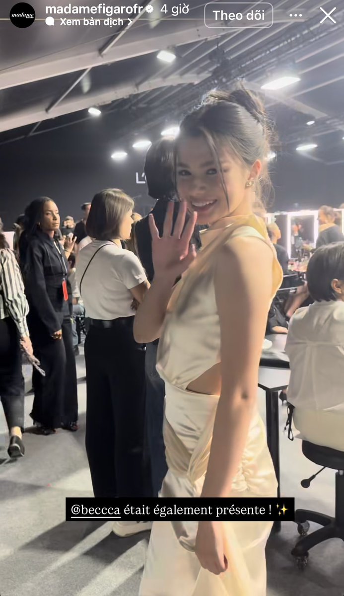 chau_quynh52503's tweet photo. Becky on Madame Figaro France!

REBECCA LE DEFILE LOREAL PARIS26
#LeDefileLOrealParis2026xBecky https://t.co/nyXks7hAGT