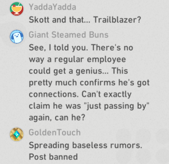 FortunaStelle25's tweet photo. #Avenblazer Aven is banning posts that have rumors about TB and Skott, oml he is so protective 😭(also since when did he become a moderator???) https://t.co/YL2IPOjPIl