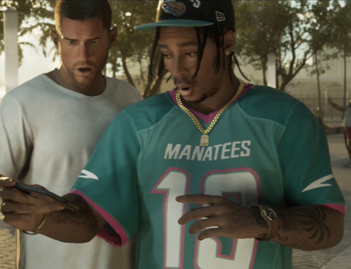 posterizd's tweet photo. Players will be reportedly be able to play Travis Scott rodeo on GTA6. This is the best video game to ever exist. #gta6 #gta #gtavi #gta6leak https://t.co/kkzXkUPWXZ