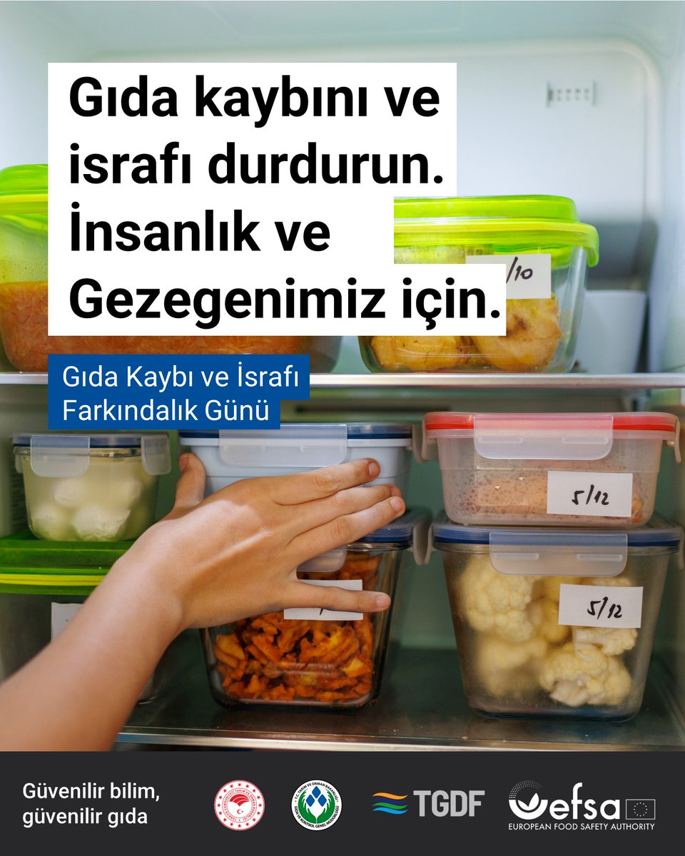 GidaveKontrolGM's tweet photo. Gıda israfını azaltmak kolay — ve lezzetli — olabilir. 🍞🍚🥕
Uluslararası Gıda Kaybı ve İsrafı Farkındalık Günü’nde, artan gıdaları kolay tariflere dönüştürelim, gıda kaybı ve israfını önlemeye yardımcı olalım.
🔗https://t.co/lhimjtqjeK
🔗https://t.co/esCxluMbbg 
#Safe2EatEU #FoodWasteEU #IDAFLWD #FLWday
@TCTarim @ibrahimyumakli